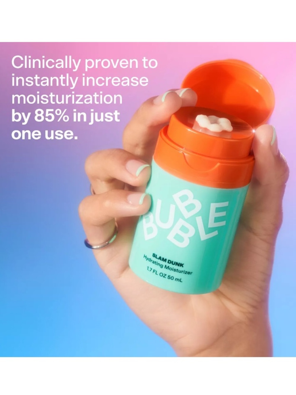 Bubble Slam Dunk Hydrating Moisturizer Step 3 Vegan Cruelty Free -1 oz - Picture 5 of 13